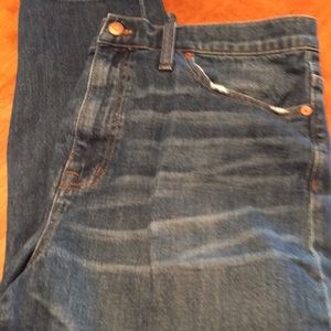 Madewell, 32, slim boyjean, high rise